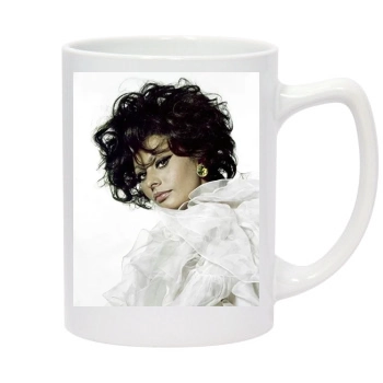 Sophia Loren 14oz White Statesman Mug