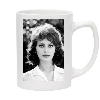 Sophia Loren 14oz White Statesman Mug