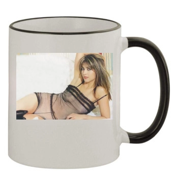 Sophie Marceau 11oz Colored Rim & Handle Mug