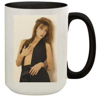 Sophie Marceau 15oz Colored Inner & Handle Mug