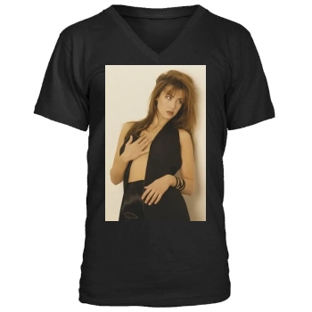 Sophie Marceau Men's V-Neck T-Shirt