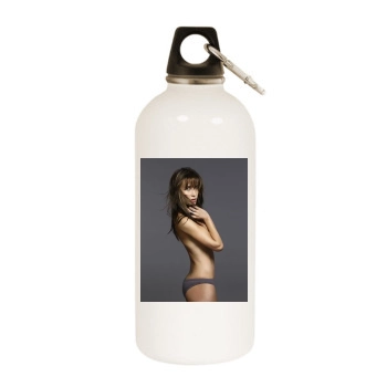 Sophie Marceau White Water Bottle With Carabiner