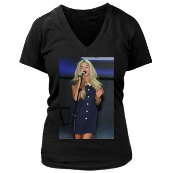 Stacey Solomon Women's Deep V-Neck TShirt