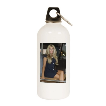 Stacey Solomon White Water Bottle With Carabiner