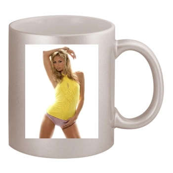 Stacy Keibler 11oz Metallic Silver Mug