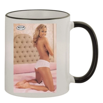 Stacy Keibler 11oz Colored Rim & Handle Mug