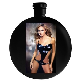 Stacy Keibler Round Flask