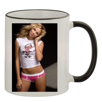 Stacy Keibler 11oz Colored Rim & Handle Mug