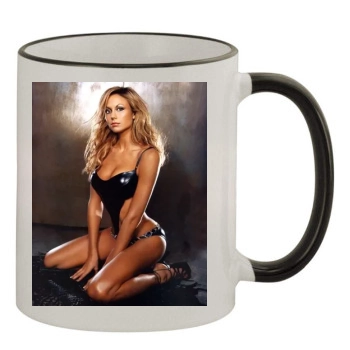 Stacy Keibler 11oz Colored Rim & Handle Mug