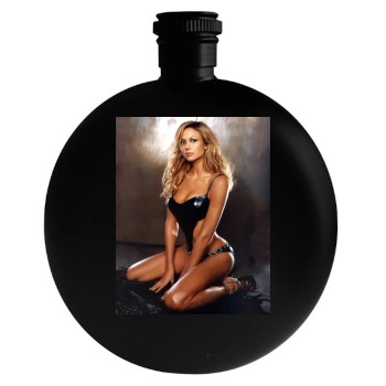 Stacy Keibler Round Flask