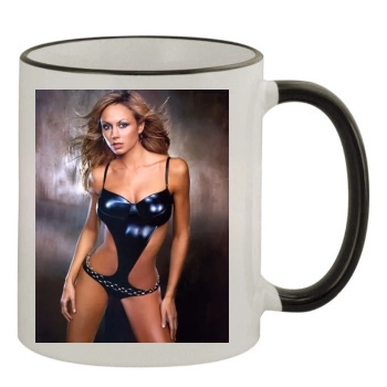 Stacy Keibler 11oz Colored Rim & Handle Mug