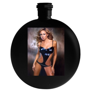 Stacy Keibler Round Flask