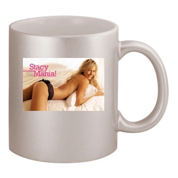 Stacy Keibler 11oz Metallic Silver Mug