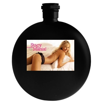 Stacy Keibler Round Flask