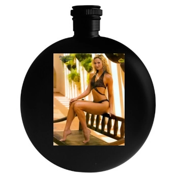 Stacy Keibler Round Flask