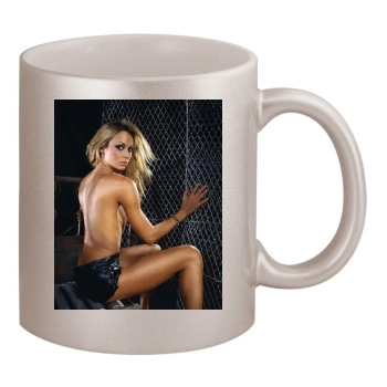 Stacy Keibler 11oz Metallic Silver Mug