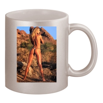 Stacy Keibler 11oz Metallic Silver Mug