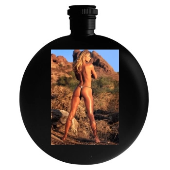 Stacy Keibler Round Flask