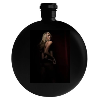 Stacy Keibler Round Flask