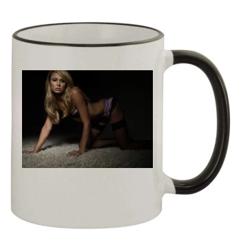 Stacy Keibler 11oz Colored Rim & Handle Mug