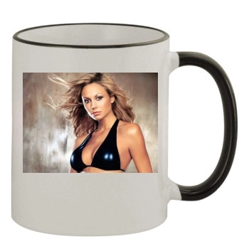 Stacy Keibler 11oz Colored Rim & Handle Mug