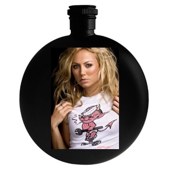 Stacy Keibler Round Flask