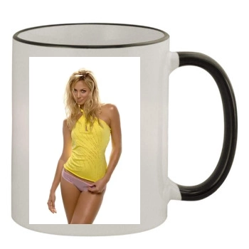 Stacy Keibler 11oz Colored Rim & Handle Mug