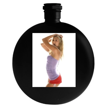 Stacy Keibler Round Flask