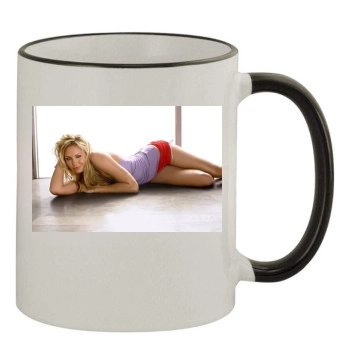 Stacy Keibler 11oz Colored Rim & Handle Mug