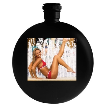 Stacy Keibler Round Flask