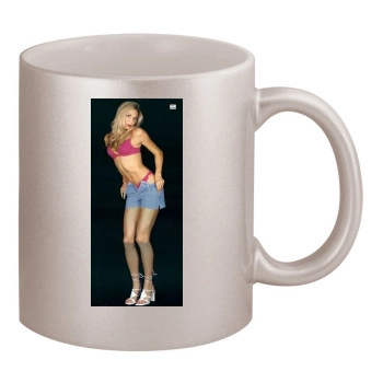 Stacy Keibler 11oz Metallic Silver Mug