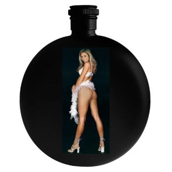 Stacy Keibler Round Flask