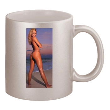 Stacy Keibler 11oz Metallic Silver Mug