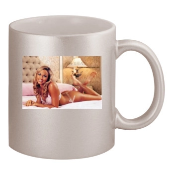 Stacy Keibler 11oz Metallic Silver Mug