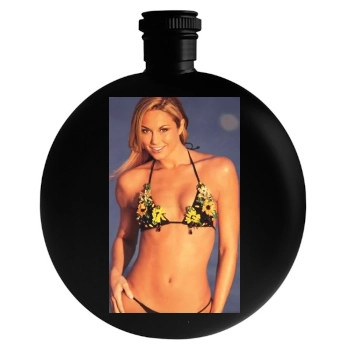 Stacy Keibler Round Flask