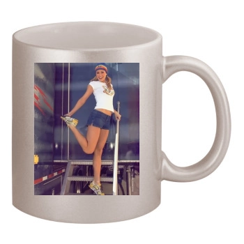 Stacy Keibler 11oz Metallic Silver Mug