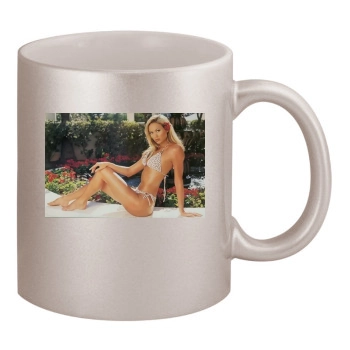 Stacy Keibler 11oz Metallic Silver Mug