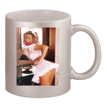 Stacy Keibler 11oz Metallic Silver Mug