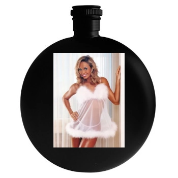 Stacy Keibler Round Flask