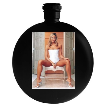 Stacy Keibler Round Flask