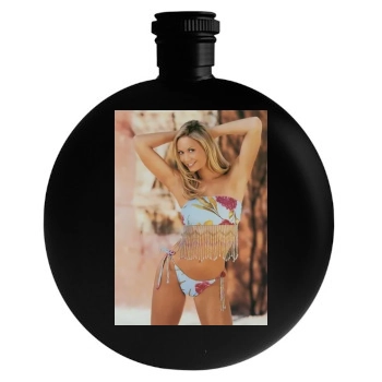 Stacy Keibler Round Flask