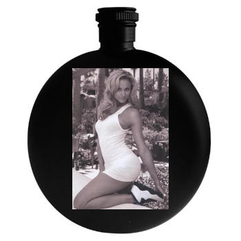 Stacy Keibler Round Flask