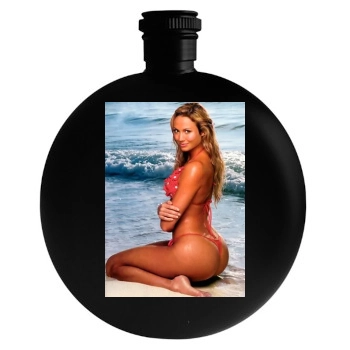 Stacy Keibler Round Flask