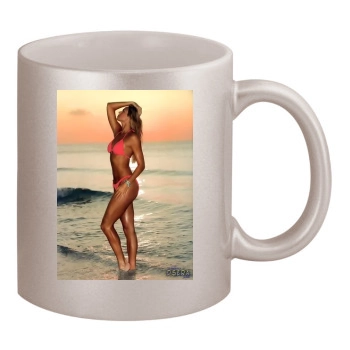 Stacy Keibler 11oz Metallic Silver Mug