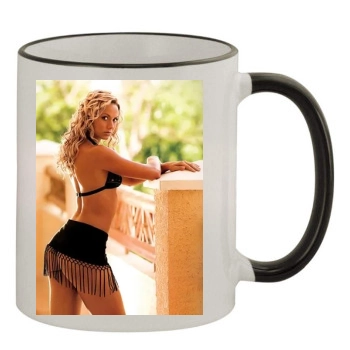 Stacy Keibler 11oz Colored Rim & Handle Mug