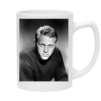 Steve Mcqueen 14oz White Statesman Mug