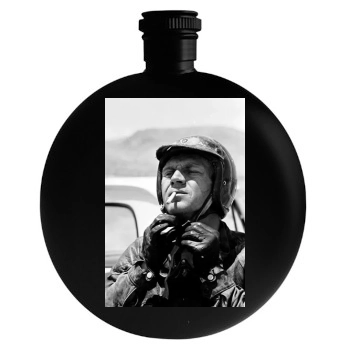 Steve Mcqueen Round Flask