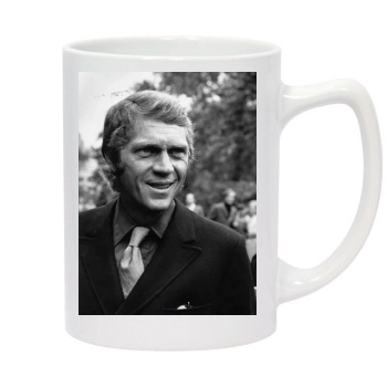 Steve Mcqueen 14oz White Statesman Mug