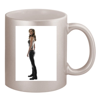 Summer Glau 11oz Metallic Silver Mug