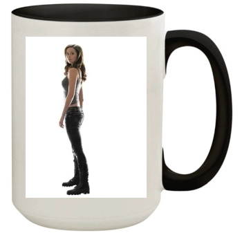 Summer Glau 15oz Colored Inner & Handle Mug